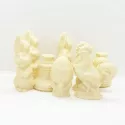 Witte Piepfiguurtjes Pasen Wit 300g