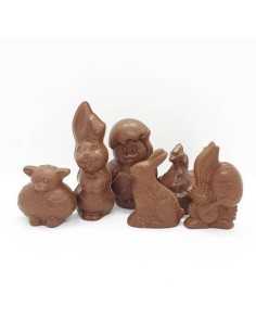 Piepfiguurtjes Pasen Melk 300g – Speelse Paasfiguren van Chocolade