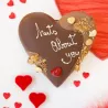 Chocoladehart “Nuts about you” – ambachtelijke melkchocolade