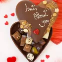 Chocoladehart “Nuts about you” – ambachtelijke melkchocolade
