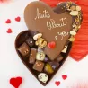 Chocoladehart “Nuts about you” – ambachtelijke melkchocolade