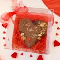 Chocoladehart “Nuts about you” – ambachtelijke melkchocolade