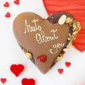 Chocoladehart “Nuts about you” – ambachtelijke melkchocolade