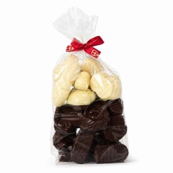 Sintchocolade zakje 600 g wit & puur | 't Suykerbootje