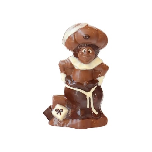 Mega lekkere ingekleurde Piet in zak - 18cm