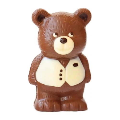 Ingekleurd Chocolade Beertje: 13cm