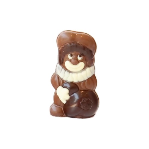 Ingekleurd lachend pietje: 10cm x 6cm