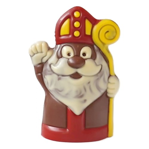 Lekkere kleurrijke chocolade Sint - 20cm