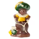 Mega lekkere kleurrijke chocolade Piet in zak - 24cm