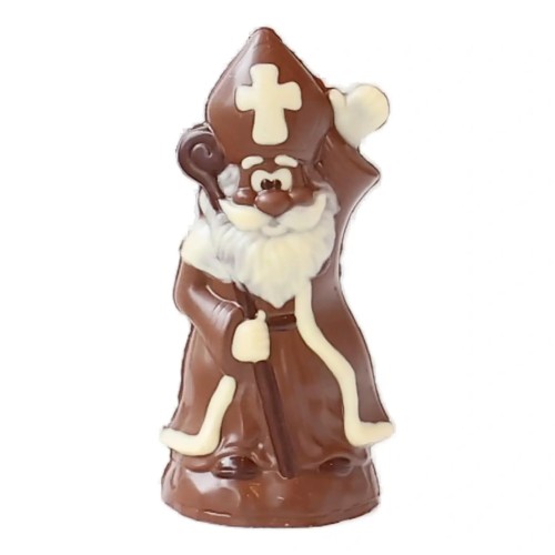 Ingekleurdfe Sint die zwaait - 17cm