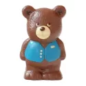 Kleurrijk Chocolade Beertje: 13cm