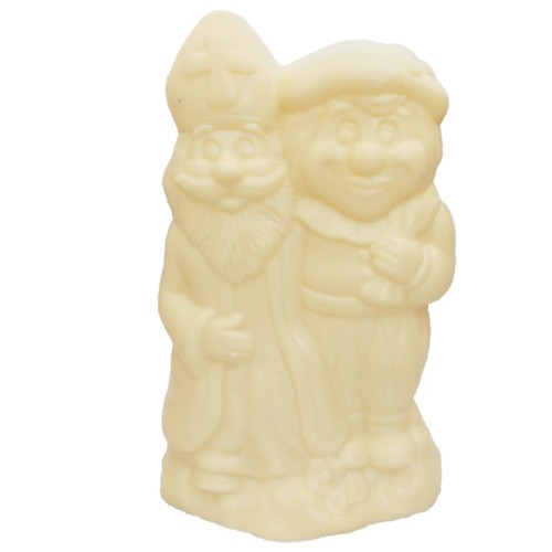 Sint & Piet in witte chocolade