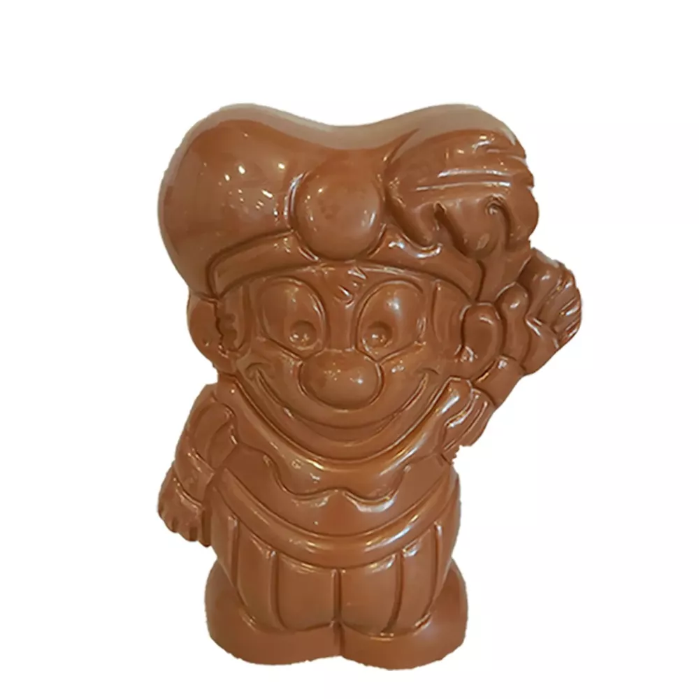 Chocolade Piet die zwaait 14cm - melkchocolade