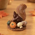 Chocoladewerkje eekhoorn met herfstpralines