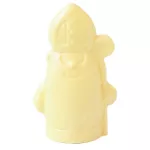 Bolle Sint in witte chocolade - 20cm