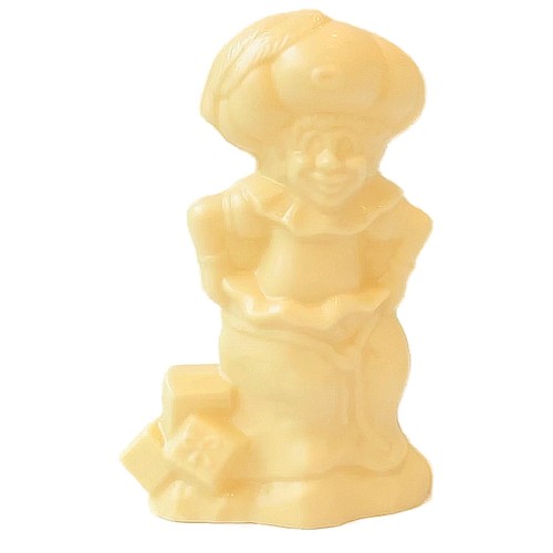 Piet in zak - witte chocolade figuur