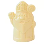 Sint Zwaait in witte chocolade