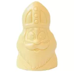 Buste van de Sint in witte chocolade