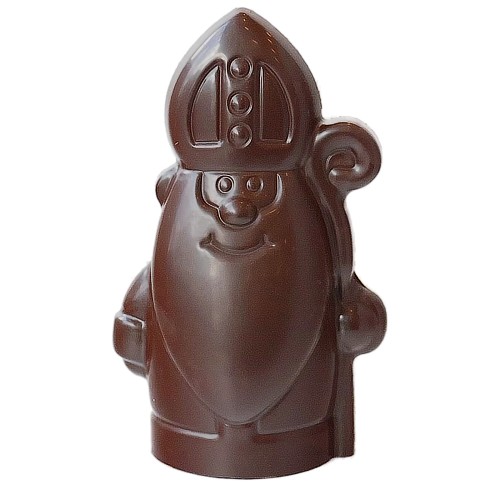 Bolle Sint in pure chocolade