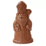 Sint met boek in melkchocolade - sint-maarten sinterklaas