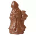 Sint met beer in melkchocolade - sint-maarten Sinterklaas