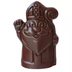 Zwaaiende Sint pure chocolade - sint-maarten Sinterklaas