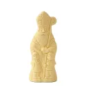 Sint met 2 kindjes in witte chocolade