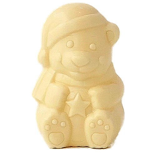 Beertje met ster witte chocolade