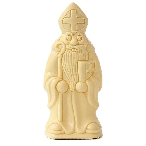 Sint eetboek en staf witte chocolade