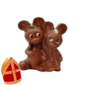 Ingekleurde verliefde muisjes: 8,5cm x 7,5cm