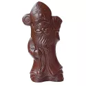 Sint zwaait vrolijk xl versie in pure chocolade