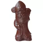 Sint zwaait vrolijk xl versie in pure chocolade