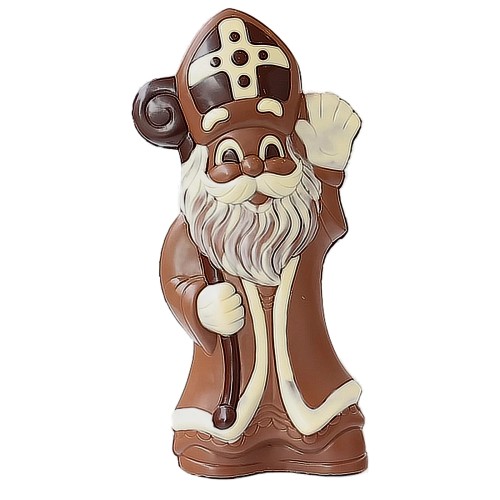 Sint ingekleurd chocolade XL versie