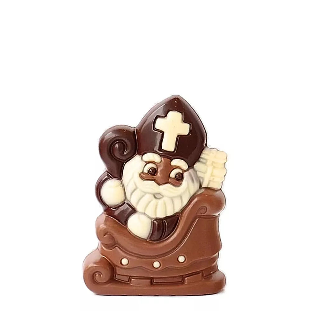Sint in slee - chocolade Sint-Maarten Sinterklaas