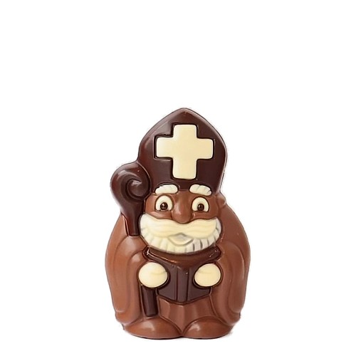 Sintje in melkchocolade ingekleurd