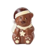 beertje met ster - melkchocolade - ingekleurd