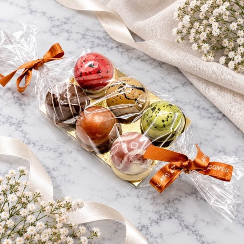 Set van 6 special mellow cakes - smaken als Speculoos, Framboos, Ruby, Classic, citroen caramel, Gold Caramel met salted caramel