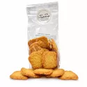 Zakje amandel carré, vierkante koekjes met amandel