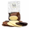 Tuiles - fijn chocolaatje met een crunch van bresilienne