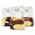 Tuiles, fijne chocolaatje met crunch - 3 zakjes