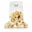 Nougat, een subtiel samenspel van o.a.eiwit, honing en suikers, noten