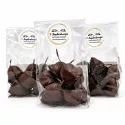 Cerisettes, 3 zakjes met kersen omhuld met chocolade