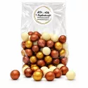 choco choops, ronde krokante koekjes met laagje chocolade errond