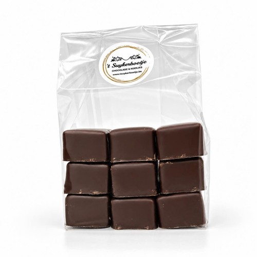 Zakje met 9 chocospekken in pure chocolade