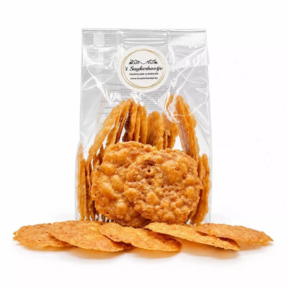 Brugse kletskoppen | krokant kantkoekje | 't Suykerbootje
