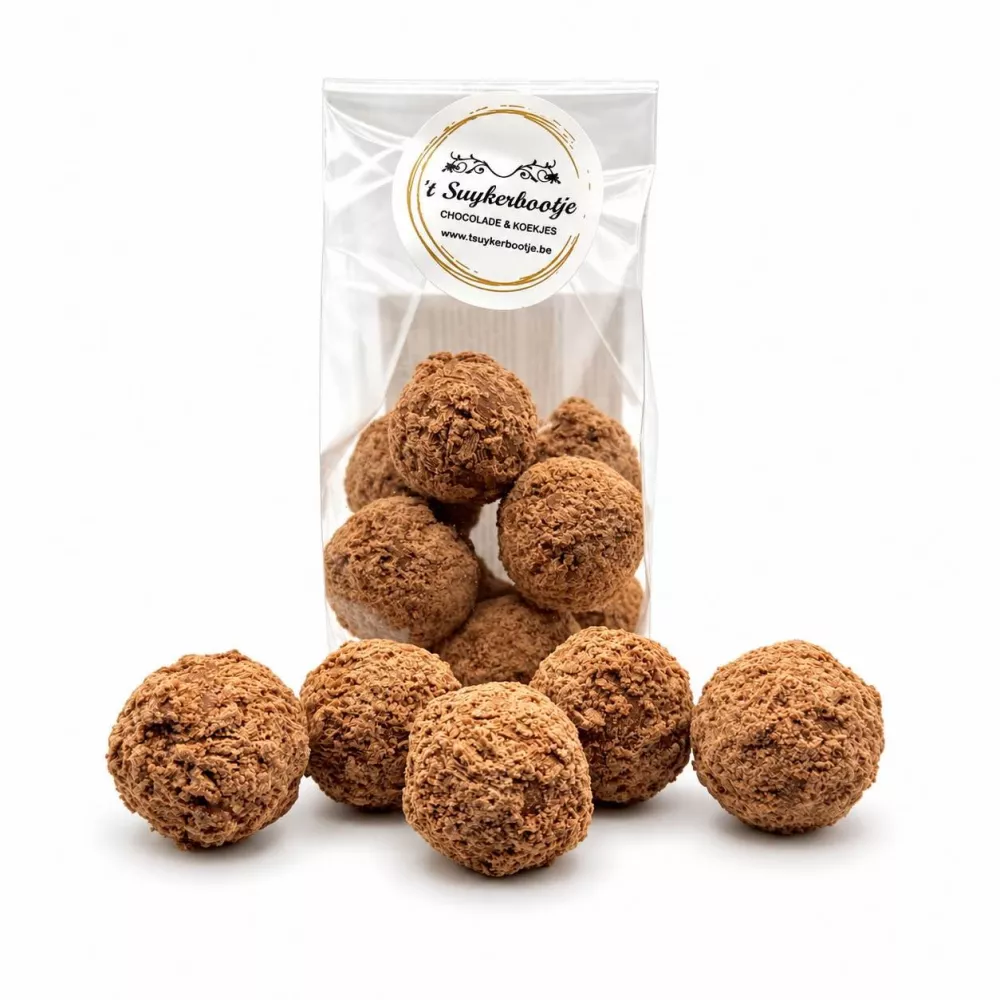Suikervrije Truffels Melkchocolade op basis van Stevia