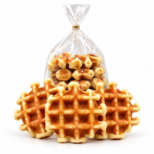 Zakje zachte vanillewafels