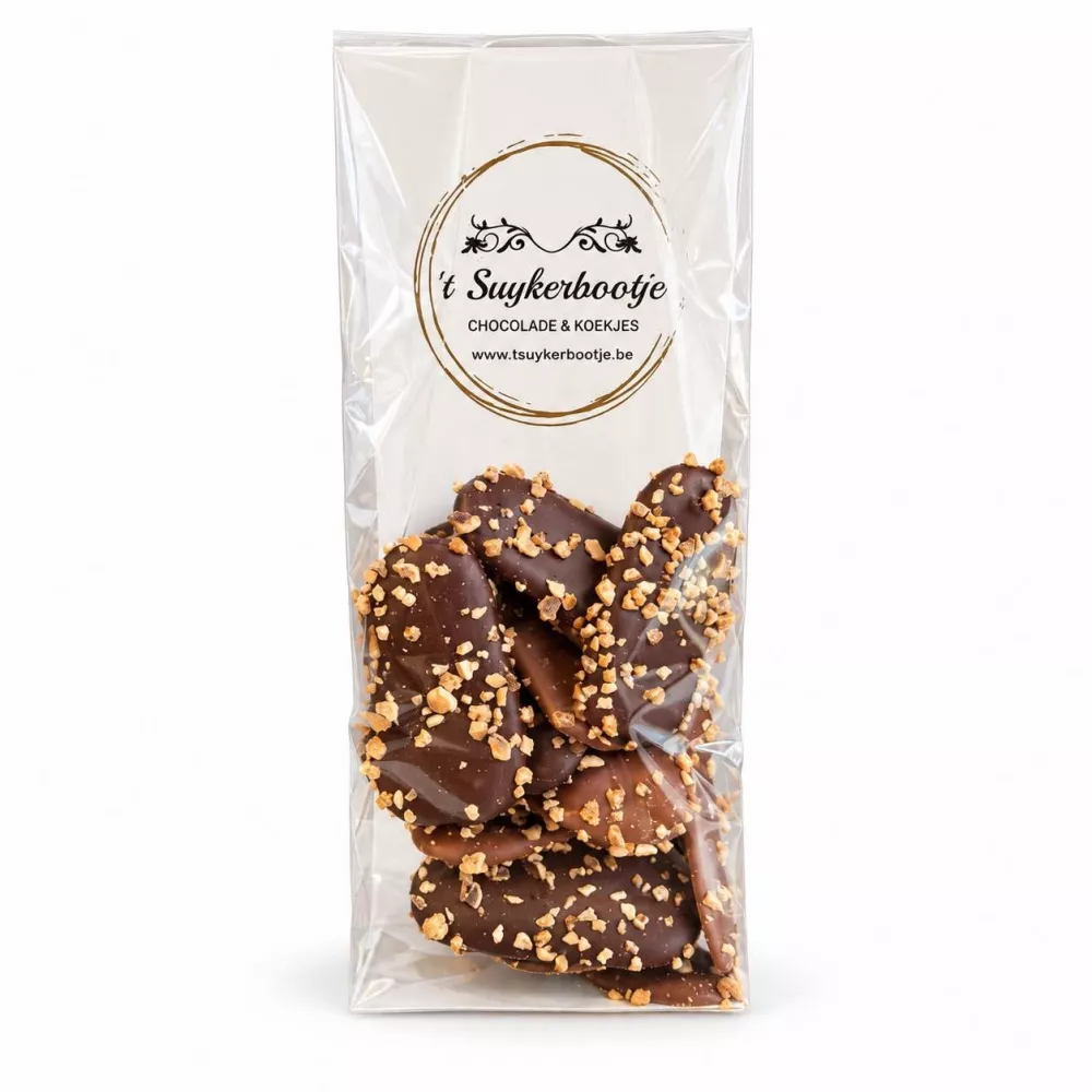 Caraques brésilienne in pure en melkchocolade met hazelnoot