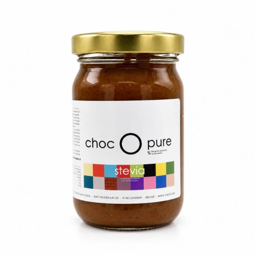 Pot choco met stevia en 65% hazelnoot van Choc-o-Pure