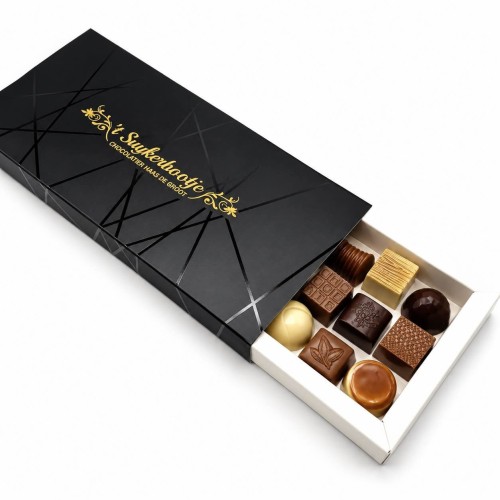 Suikervrije pralines 1 laag op basis van Stevia